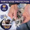 Natural Dog Paw Balm Dog Paw Protection for Hot Pavement Dog Paw Wax for Dry Paws and Nose Canine Paw Moisturizer for Cracked Paws Cream Butter for Ca